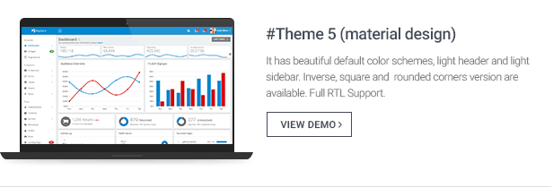 Materialistic Blue Theme